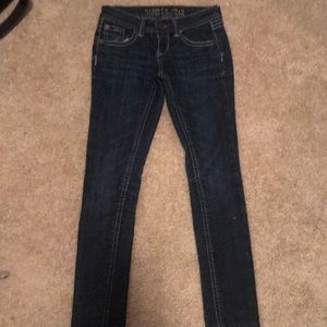Blue Levi jeans straight leg
